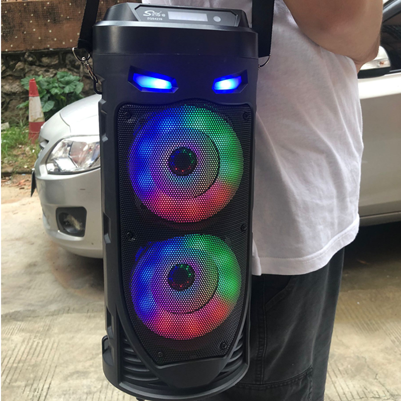 Audio Music Center - Grande dança quadrada portátil bluetooth alto-falante