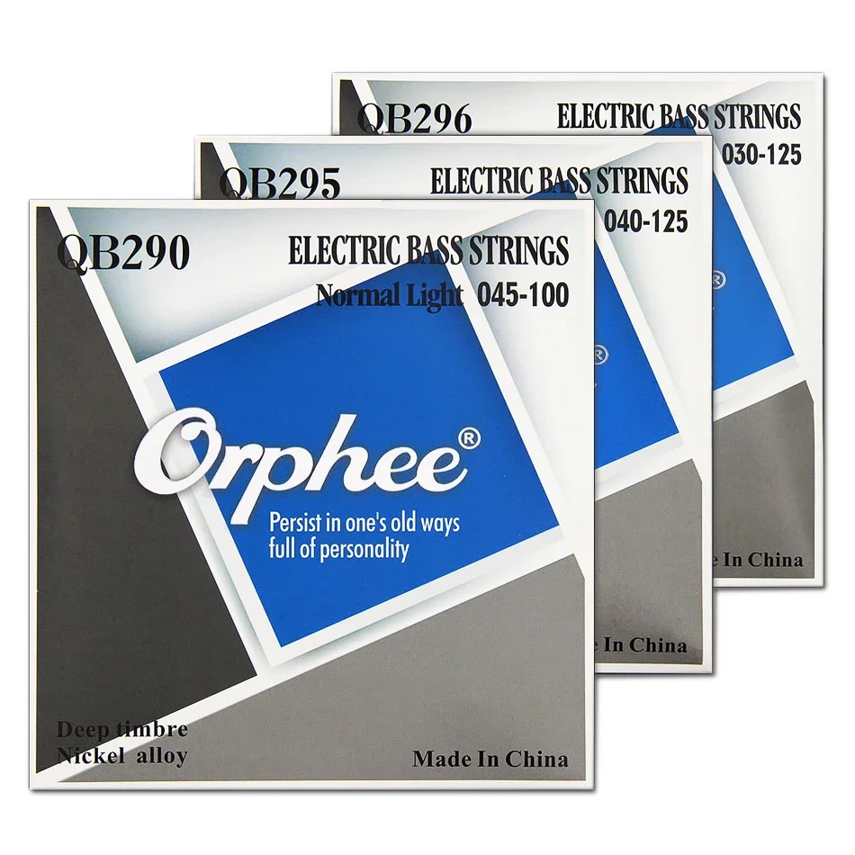 Bass Guitar Strings - Orphee-Nano Revestido Baixo Elétrico Cordas, liga