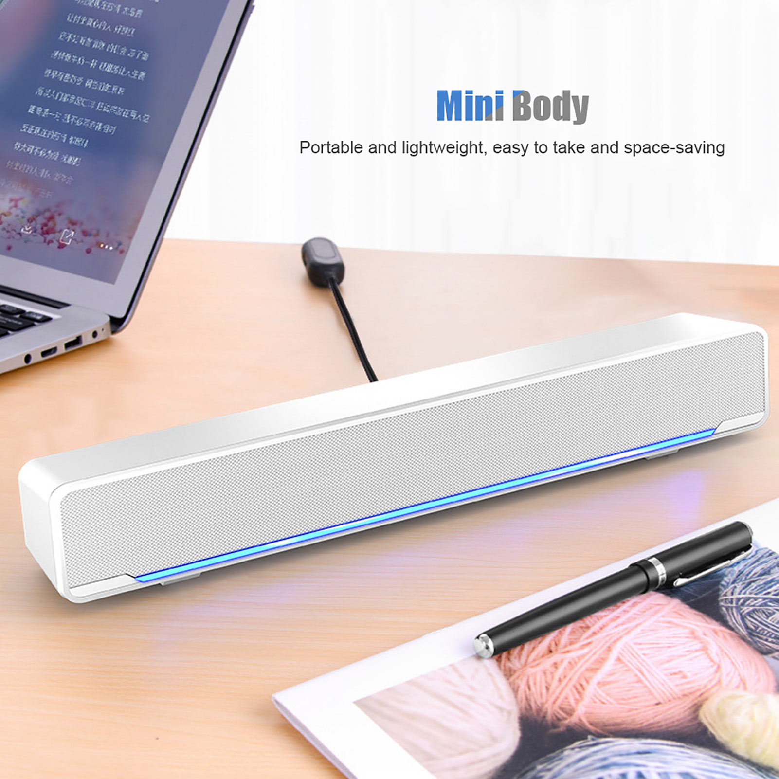 Barra de som portátil usb com  - Audio Music Center avaliação e preço
