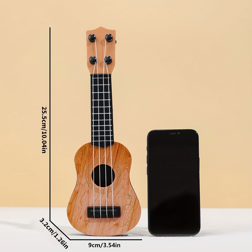 Mini brinquedo de guitarra uku - Ukulele Beginner Kit avaliação e preço