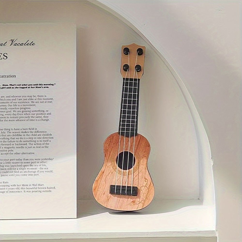 Mini brinquedo de guitarra uku - Ukulele Beginner Kit avaliação e preço