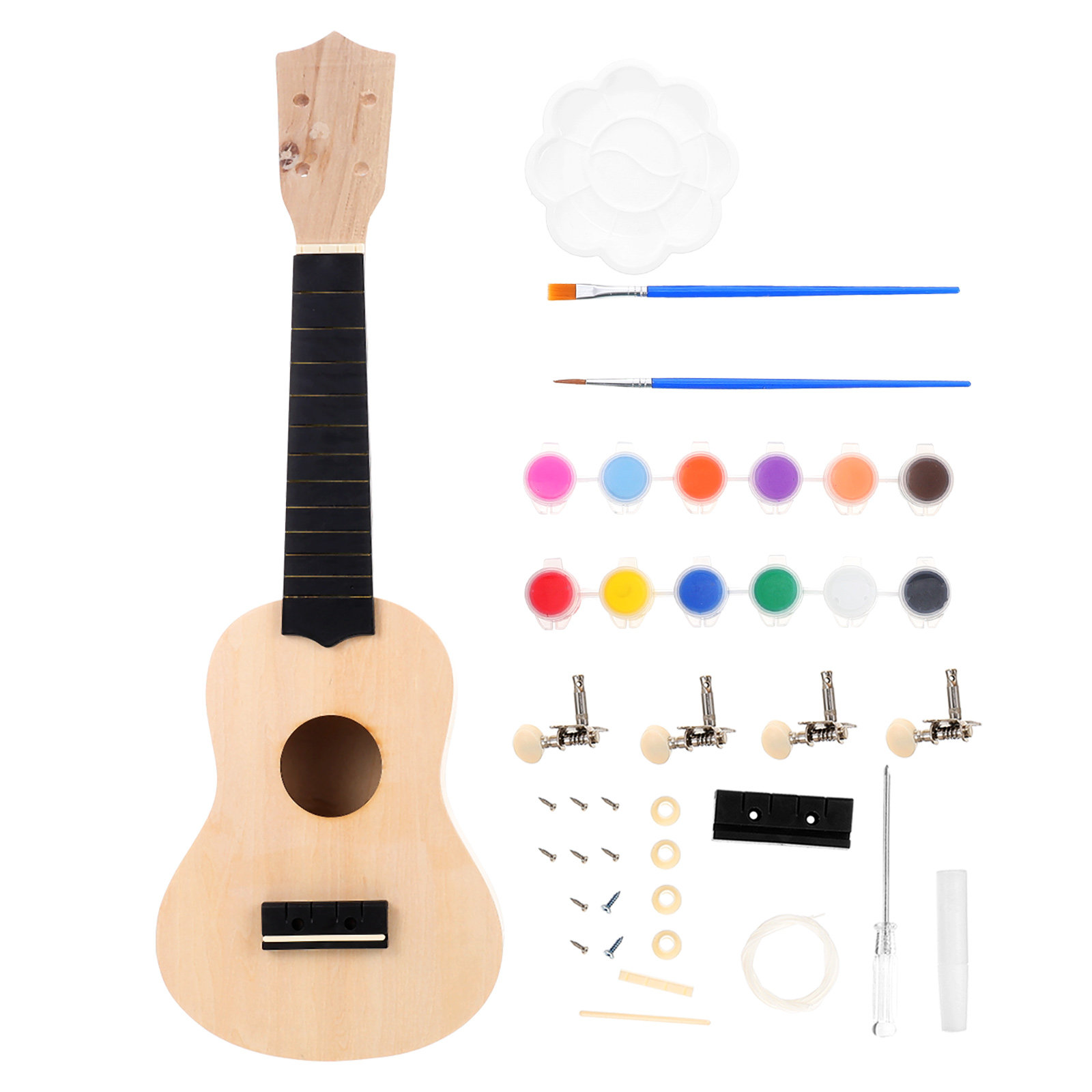 1 Conjunto de Kit de Ukulele D - Ukulele Beginner Kit avaliação e preço