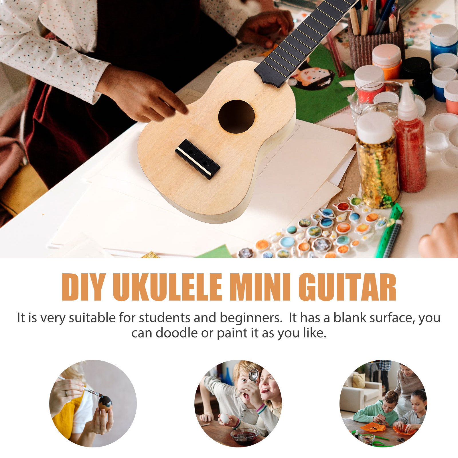 1 Conjunto de Kit de Ukulele D - Ukulele Beginner Kit avaliação e preço