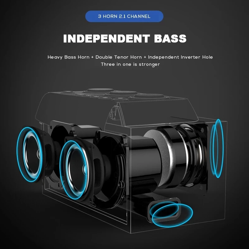 Multifuncional sem fio Bluetoo - Audio Music Center avaliação e preço
