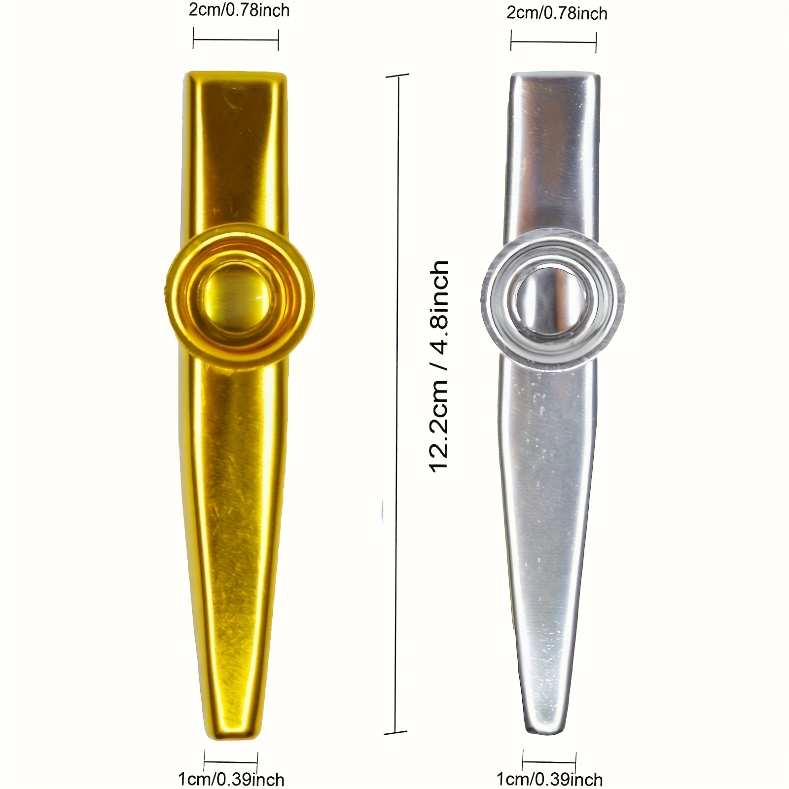 7 pçs metal kazoos design simp - Ukulele Beginner Kit avaliação e preço