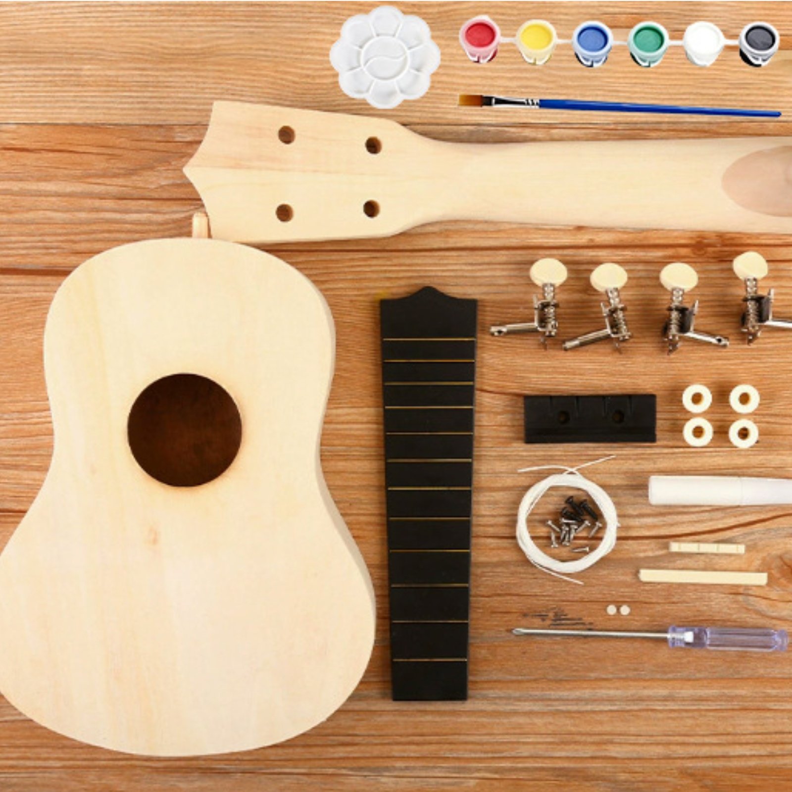 Kit de Ukulele Soprano de 21 P - Ukulele Beginner Kit avaliação e preço